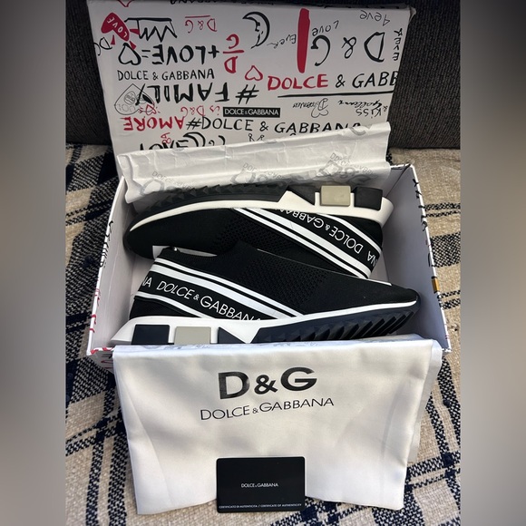 Dolce & Gabbana Sorrento Sneakers in Black - Size 46 - Excellent Condition - Picture 3 of 15